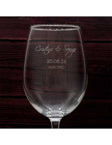 Copas de vino personalizadas