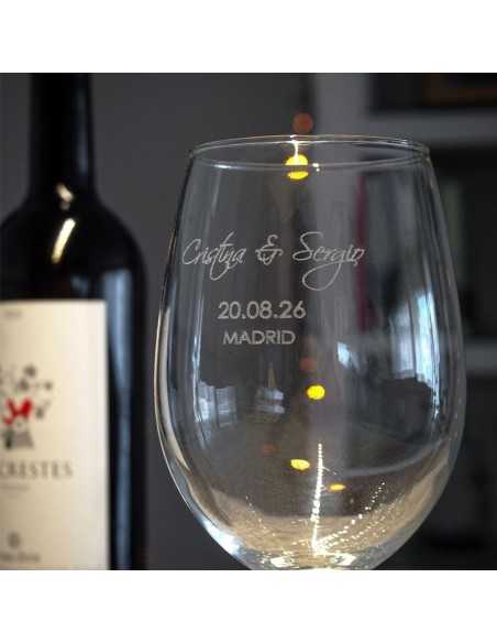 Copas de vino personalizadas