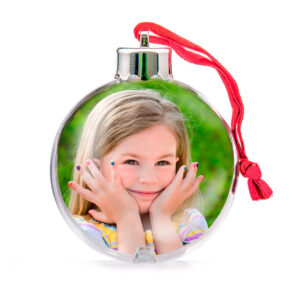 Bola para árbol de Navidad personalizado con grabado o impresión profesional