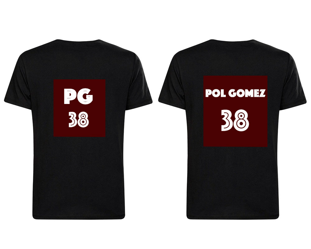 Camiseta personalizada Color personalizado con grabado o impresión profesional