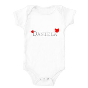 Body Manga Corta personalizado personalizado con grabado o impresión profesional