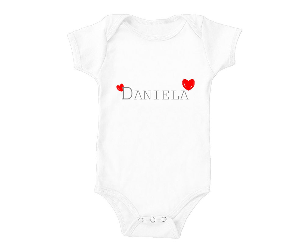 Body Manga Corta personalizado personalizado con grabado o impresión profesional