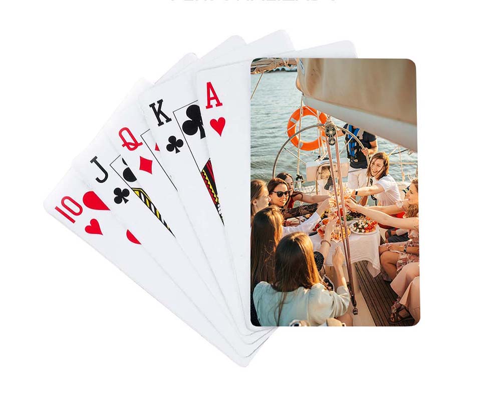 Baraja de cartas personalizada con grabado o impresión profesional