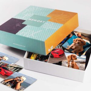 Juego Memory con fotos personalizado con grabado o impresión profesional