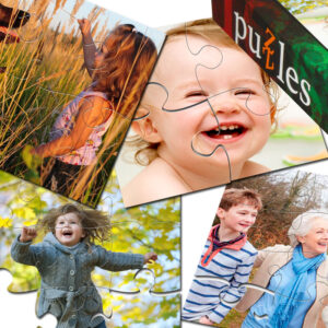 Puzzle personalizado pack 4 en 1