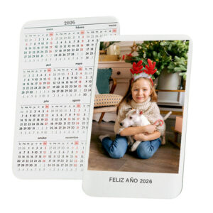 Calendarios personalizados de bolsillo con grabado o impresión profesional