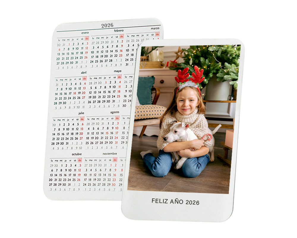 Calendarios personalizados de bolsillo con grabado o impresión profesional