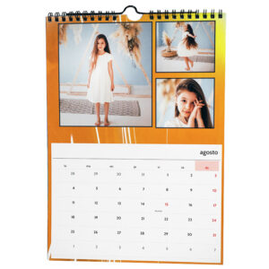 Calendario de pared personalizado con grabado o impresión profesional