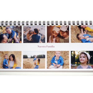 Calendario personalizado sobremesa con grabado o impresión profesional