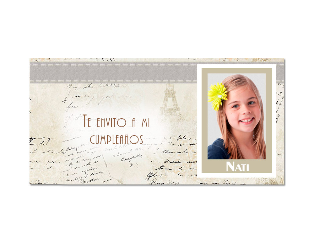 Tarjetas de cumpleaños personalizadas con grabado o impresión profesional