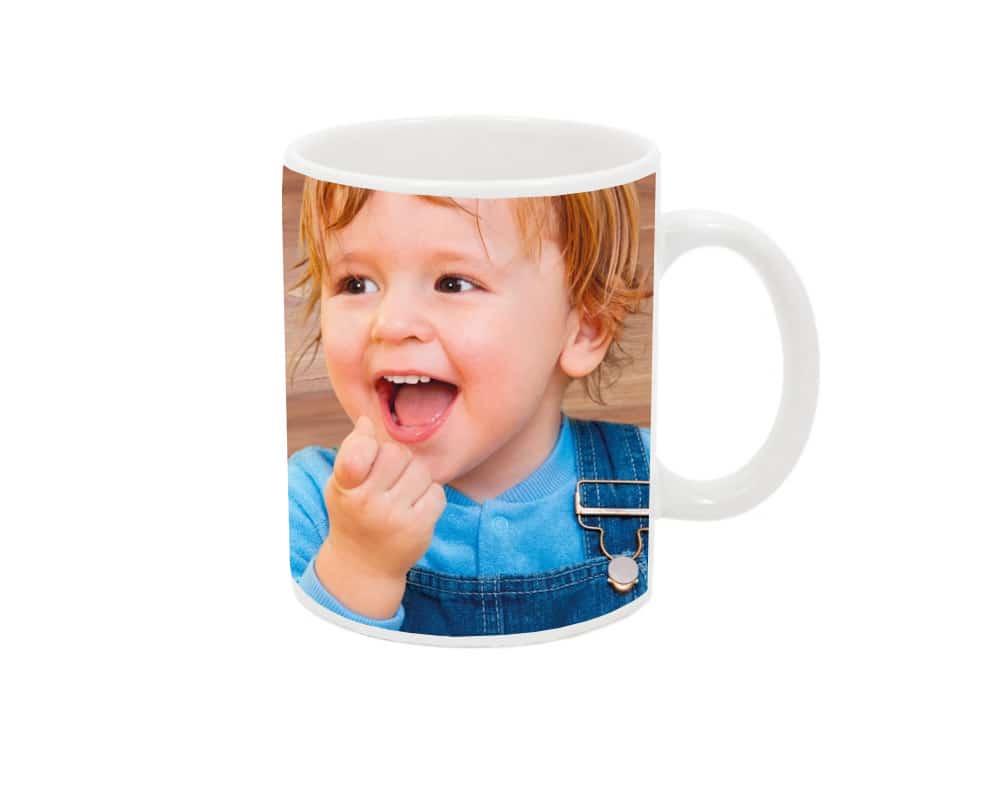 Taza cerámica personalizada con grabado o impresión profesional