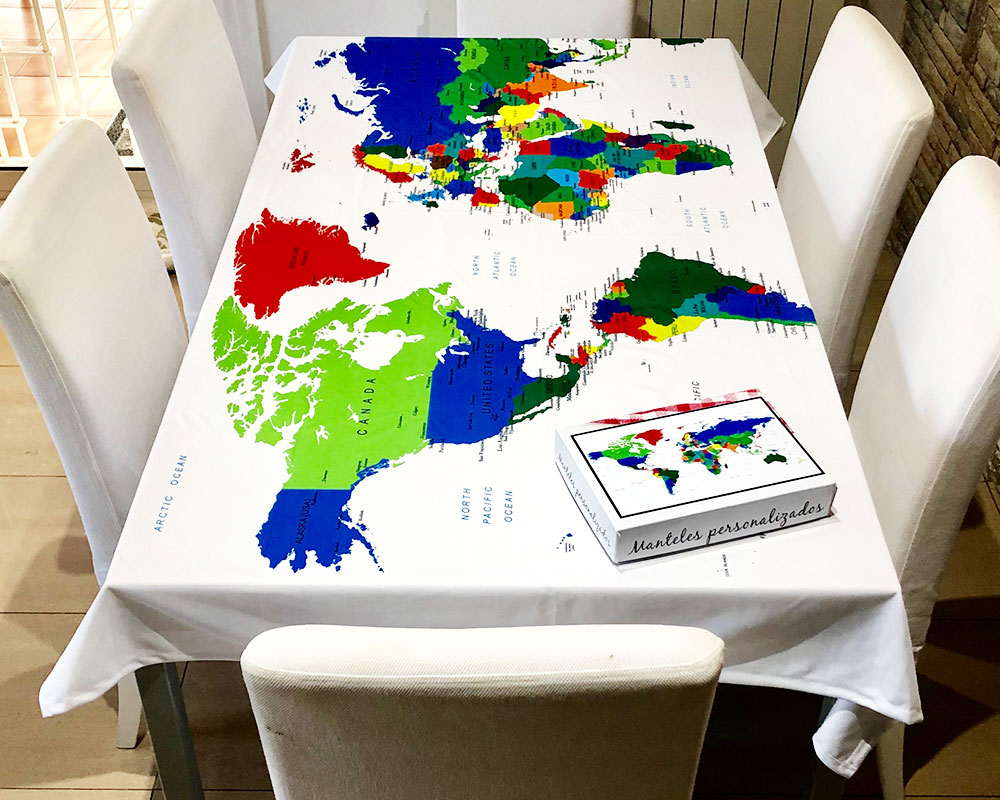 Mantel personalizado con grabado o impresión profesional
