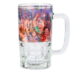 Jarra Cerveza de Cristal personalizada con grabado o impresión profesional