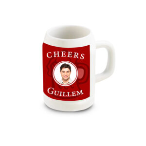 Jarra Cerveza de Cerámica personalizada con grabado o impresión profesional