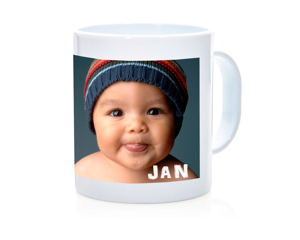 Taza Guardería Irrompible personalizada con grabado o impresión profesional