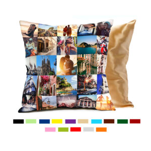Cojín personalizado de colores con grabado o impresión profesional