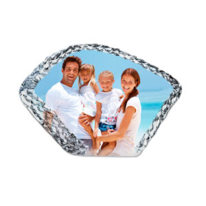 Cristal abanico personalizado Fancy con grabado o impresión profesional