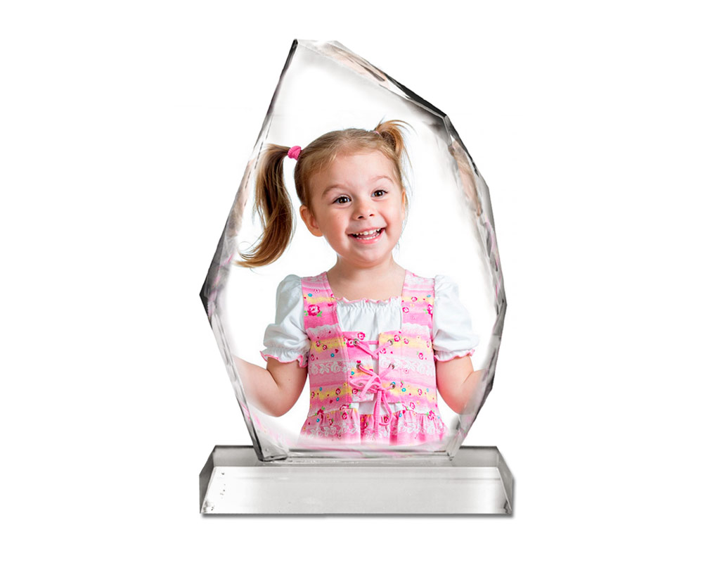 Cristal iceberg personalizado con grabado o impresión profesional