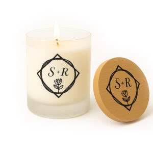 Vela personalizada con grabado o impresión profesional