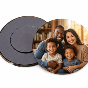 Chapa personalizada Imán personalizado con grabado o impresión profesional