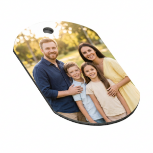 Chapa personalizada Militar personalizado con grabado o impresión profesional