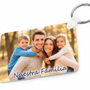 Llavero personalizado grabado con texto o nombre
