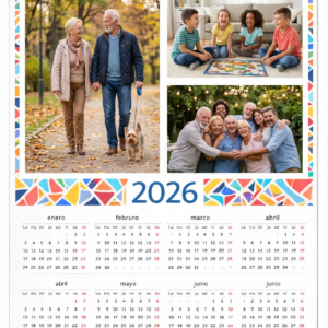 Calendario de pared personalizado con grabado o impresión profesional