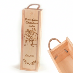 Copas de vino personalizadas grabadas en cristal resistente