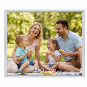 Puzzle personalizado con foto en forma de corazón (111 piezas)