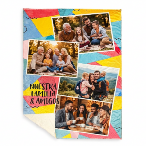 Manta sherpa borreguillo personalizada con grabado o impresión profesional